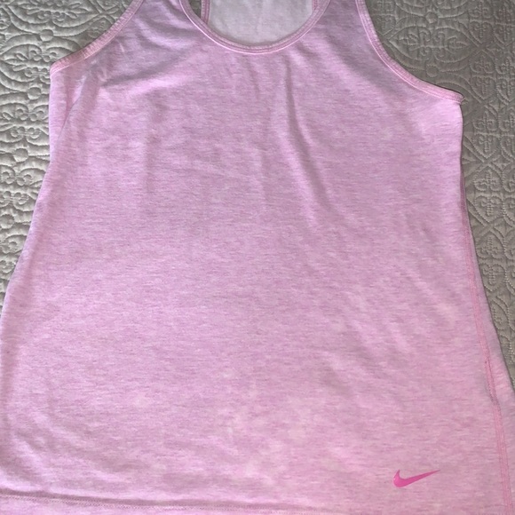 Nike dry fit pink tank top small size (2 FOR $15) - Picture 3 of 5